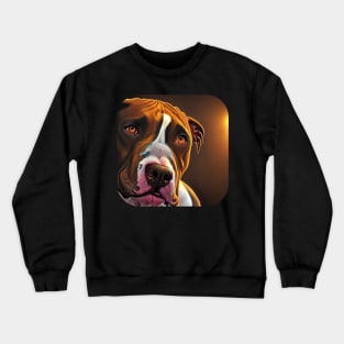 Pitbull Dog Crewneck Sweatshirt